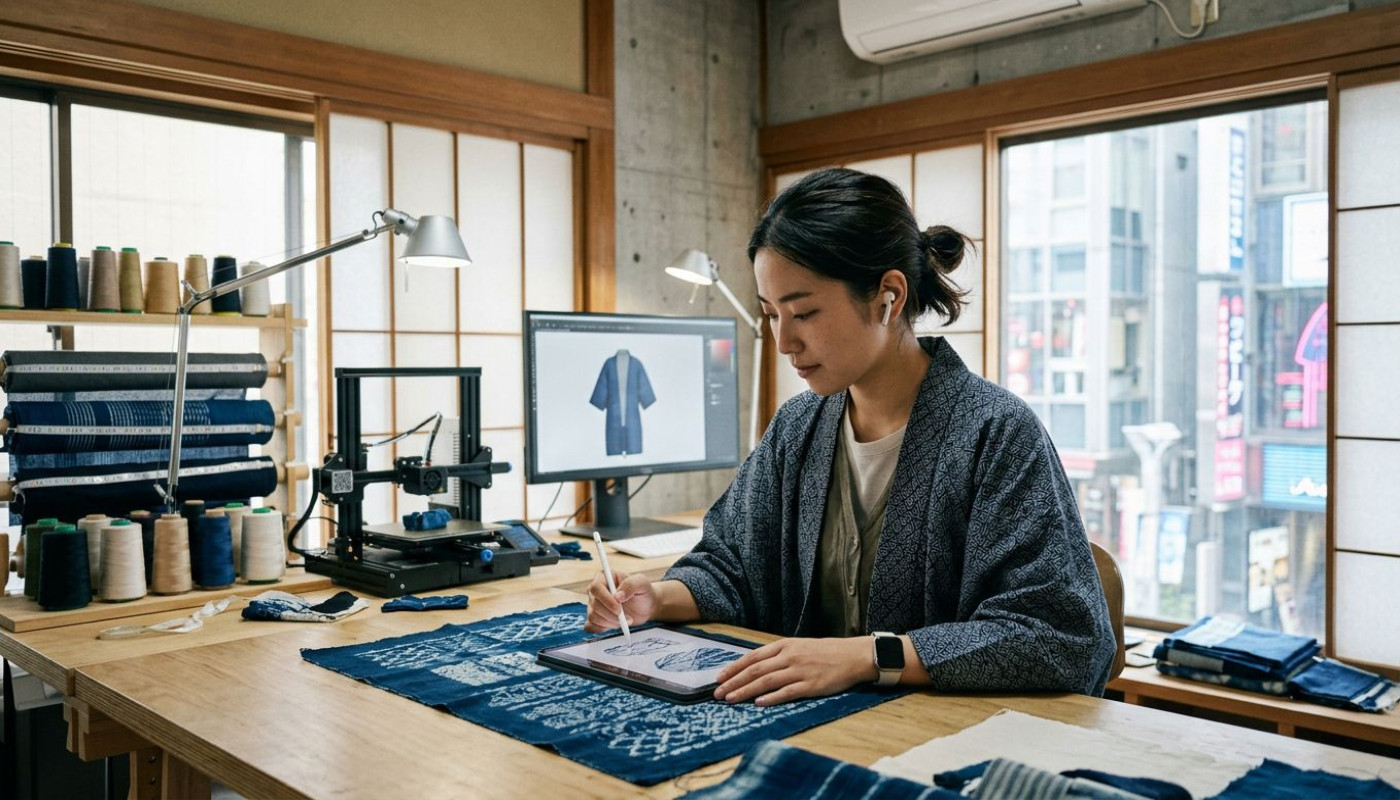 Wie beeinflusst moderne Technologie die traditionelle japanische Mode?